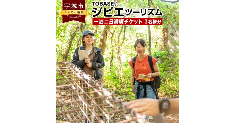 【ふるさと納税】 体験 TOBASE☆ジビエツーリズム一泊二日満喫チケット（1名様分） 体験チケット アクティビティ ジビエ 猪 イノシシ いのしし クルーズ 釣り 焚き火 バーベキュー BBQ 子供 子ども こども キッズ 学び 送料無料