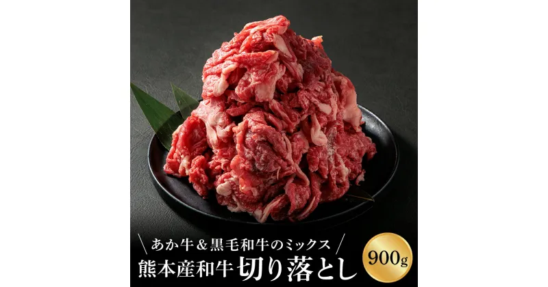 【ふるさと納税】レビューキャンペーン対象 赤牛 あか牛 あかうし ふるさと納税 黒毛和牛 切り落とし ミックス 450g×2 900g 牛肉 冷凍 赤牛 あかうし 熊本 くまもと バーベキュー 和牛 ふるさと納税 国産 赤身 熊本県 阿蘇市