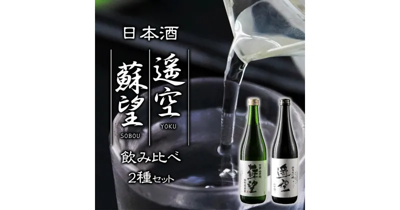 【ふるさと納税】レビューキャンペーン対象 酒 日本酒 遥空 蘇望 純米吟醸 720ml×2 1440ml 飲み比べ アルコール 米 ギフト 贈り物 晩酌 美味しい スッキリ 辛口 熊本県 阿蘇市