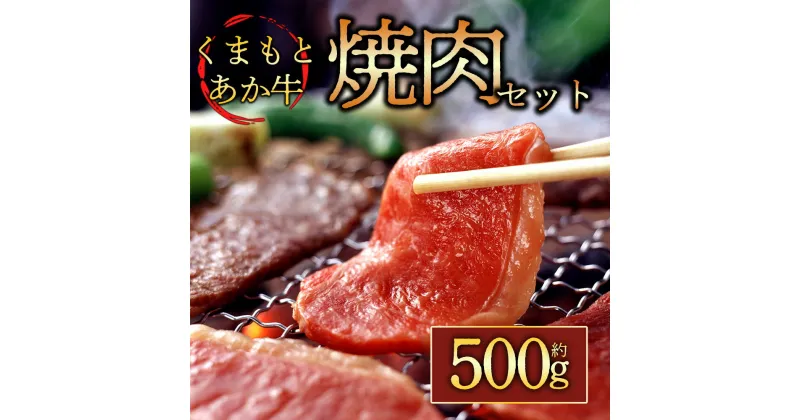 【ふるさと納税】レビューキャンペーン対象 GI認証 くまもとあか牛焼肉用500g お取り寄せ 冷凍 お土産 ギフト 贈答用 おつまみ 阿蘇牧場 熊本県 阿蘇市