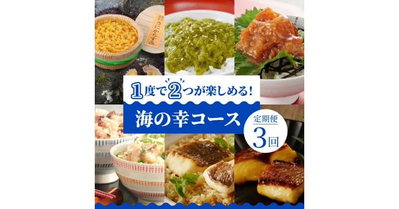 【ふるさと納税】定期便 3回 海の幸 コース うに からすみ 生めかぶ 真鯛 天然 養殖 珍味 切り身 西京漬け 鯛めし たこめし 沖めし 隔月配送 素 海鮮 新鮮 天草 満喫 グルメ 海鮮 新鮮 熊本県 お取り寄せグルメ 送料無料