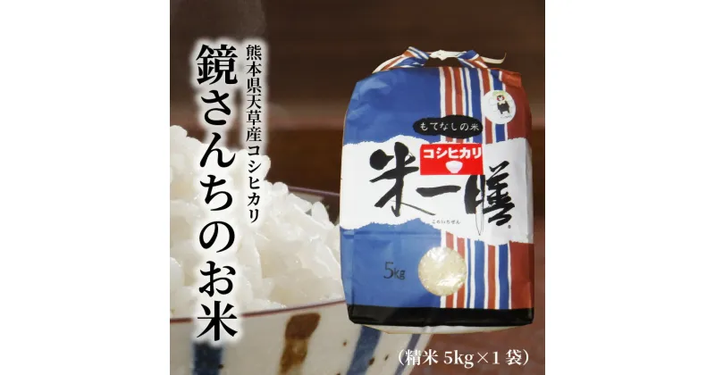 【ふるさと納税】令和6年産 コシヒカリ 5kg 精米 単一原料米 白米 ごはん 米 おにぎり 米作り 熊本県 天草 お取り寄せ 食品 九州 故郷の味 常温 送料無料