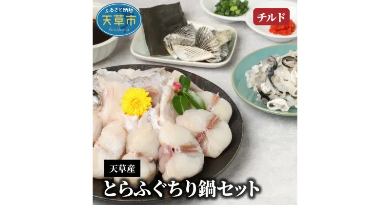 【ふるさと納税】【着日指定】 とらふぐ ちり鍋 てっちり 切り身 アラ フグ皮 ヒレ 特製ポン酢 薬味セット だし昆布 約3〜4人前 贅沢 ひれ酒 無毒