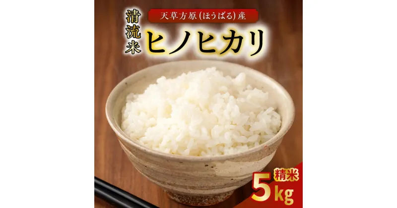 【ふるさと納税】天草産 ヒノヒカリ 5kg 精米 単一原料米 食品 常温 お米 米 ごはん 白米 白ご飯 おにぎり 弁当 おいしい 国産 九州産 熊本県産 熊本県 天草市 宮本農園 平家落人伝説もある山間地 お取り寄せ 送料無料